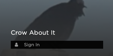 sign in prompt